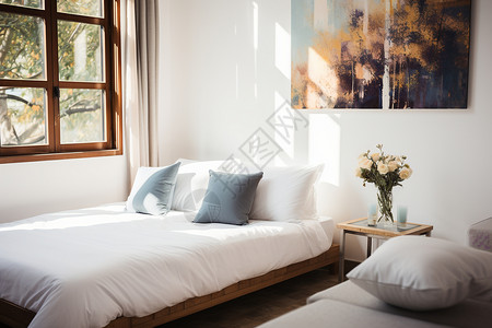 舒适的现代卧室图片