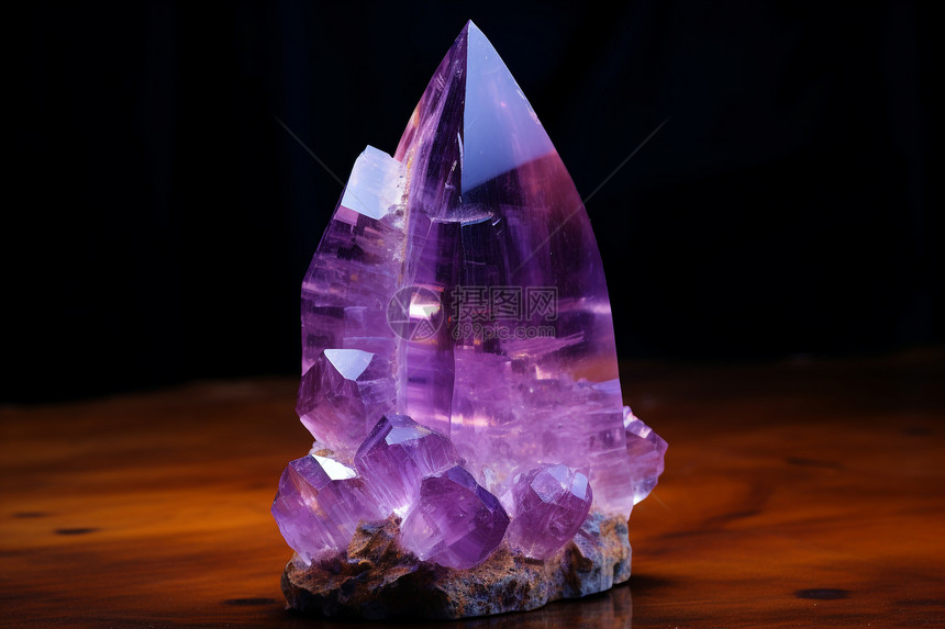 美丽的紫色宝石图片