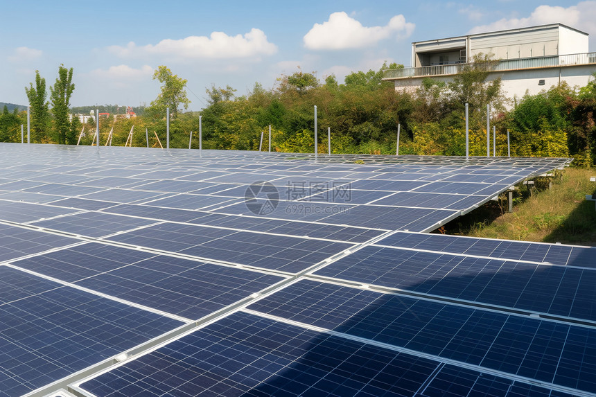 太阳能发电设备图片