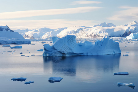 南极洲冰川图片
