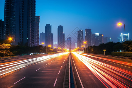 夜晚的城市图片