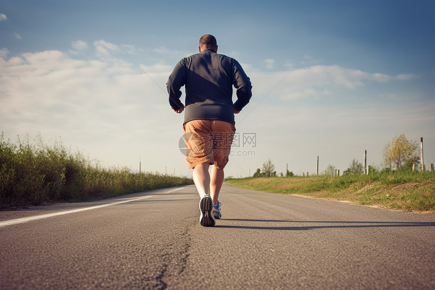 奔跑的男性图片
