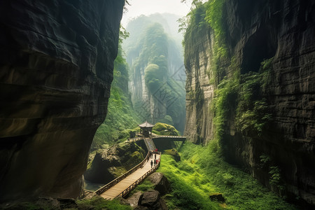 高大的巨型岩石高清图片