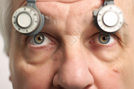 眼部检查患者眼病高清图片