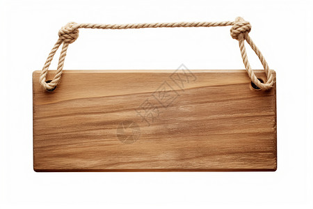 木牌上的绳子背景图片