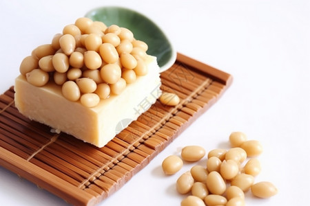 黄豆食品发酵料理高清图片