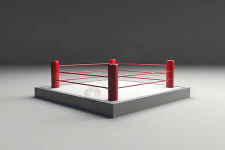 拳击训练室内战斗平台模具设计图片