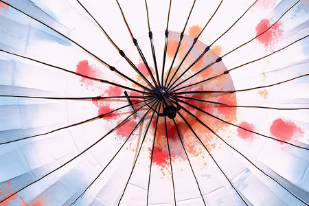 水墨风油纸伞图片