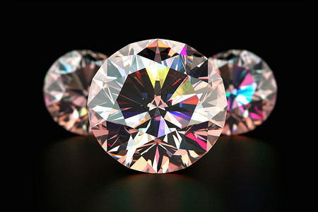 闪亮发光的钻石珠宝图片