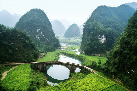 著名的贵州天星桥图片