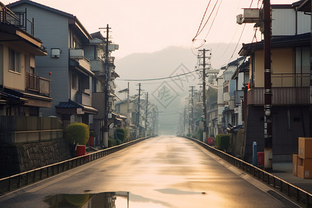 日本乡村街道图片