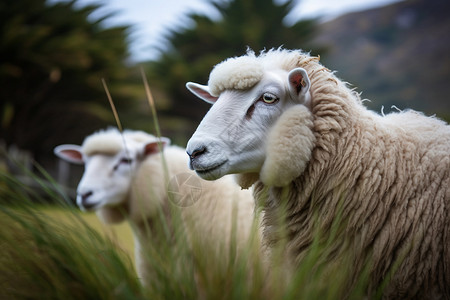 农村饲养的山羊图片