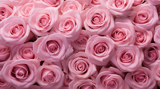 盛开的粉红玫瑰图片