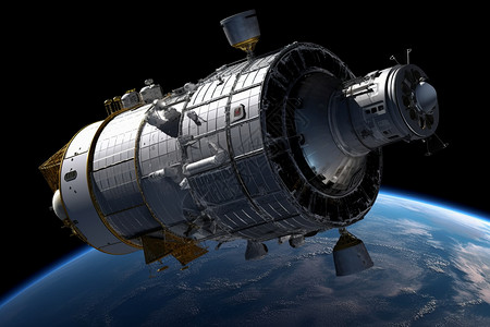 航天领域航天器的概念图设计图片