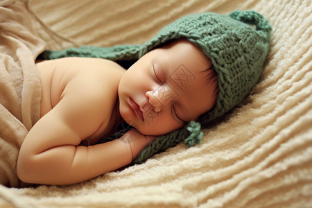 睡觉的可爱婴儿图片