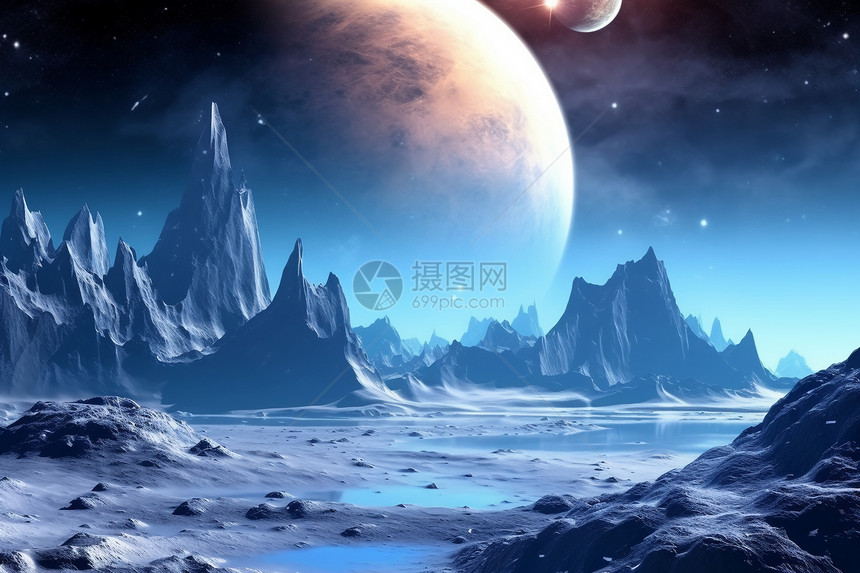 昏暗的宇宙图片