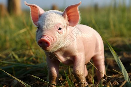 农场中养殖的小猪崽图片