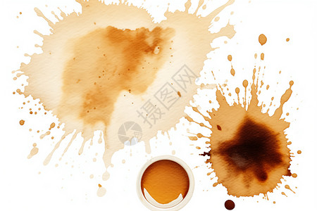 咖啡渍背景咖啡渍素材高清图片