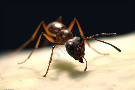 兵蚁蚁巢中的蚂蚁背景