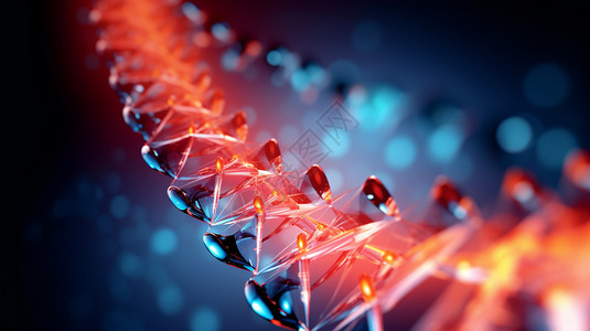 科技医疗质感基因链背景图片