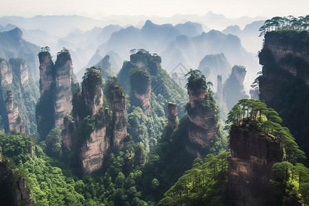 汉拿山奇怪奇怪的山峰背景