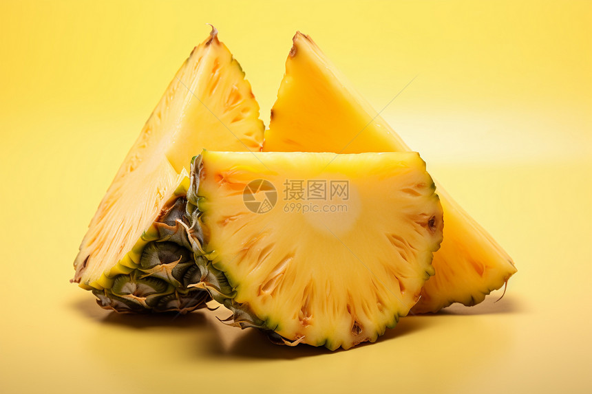 新鲜的热带菠萝图片