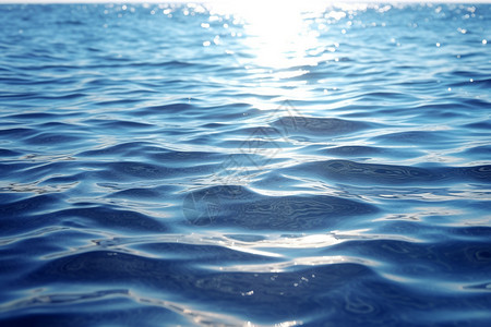 高档游泳池波光粼粼的水面设计图片