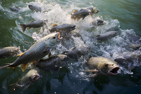 活动的活鱼水产动物高清图片