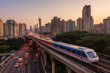 城市轨道交通图片