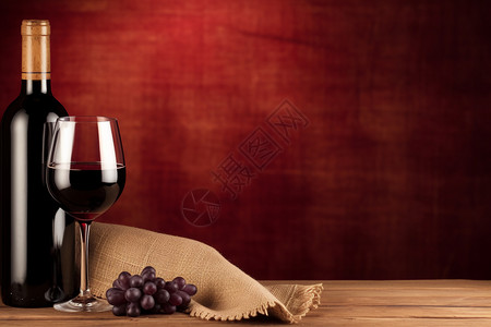 传统葡萄酒背景图片
