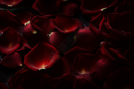 优雅的玫瑰花瓣图片