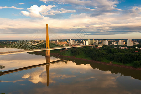 美丽的巴拉圭大桥图片