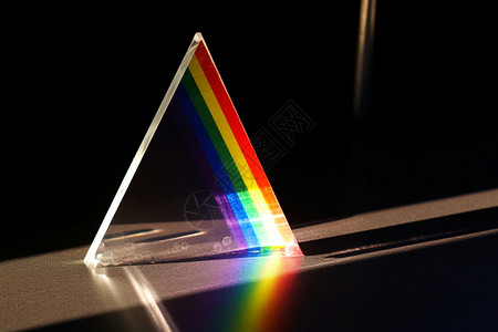 色散光谱分解出现的彩虹设计图片