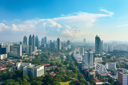 大气的都市景观背景图片