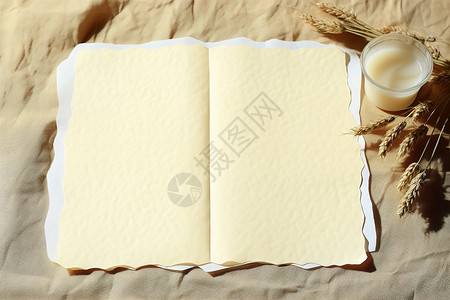 米色床单传统制作羊皮纸背景