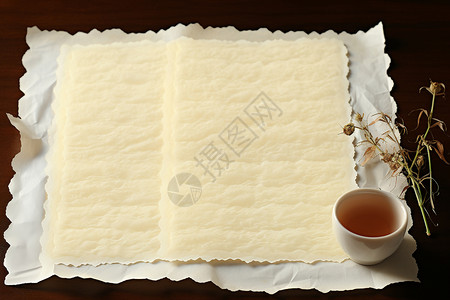 米色床单手工制作的羊皮纸背景