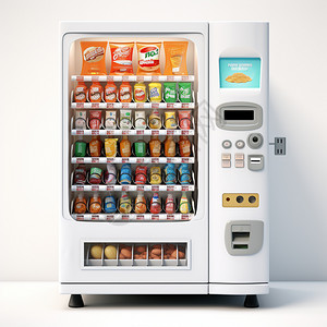 零食商品自动售货机高清图片
