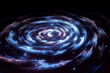 科技粒子星系背景图片