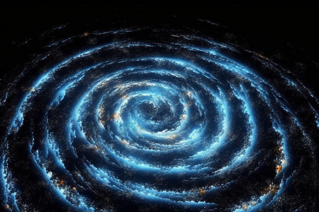 粒子星系背景图片