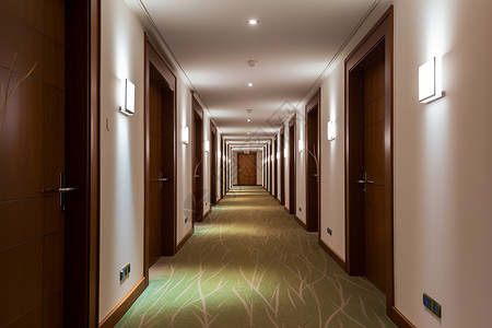酒店的走廊图片