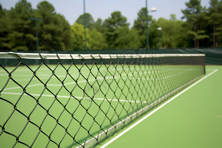 户外的网球馆背景