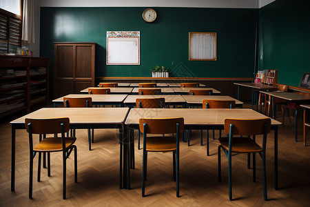 高中的教室背景图片