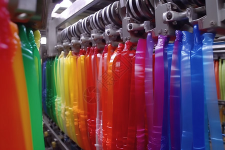 彩色塑料制造工厂图片