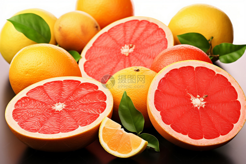 新鲜水果葡萄柚图片