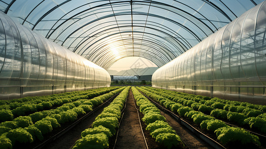 农业温室蔬菜温室种植背景