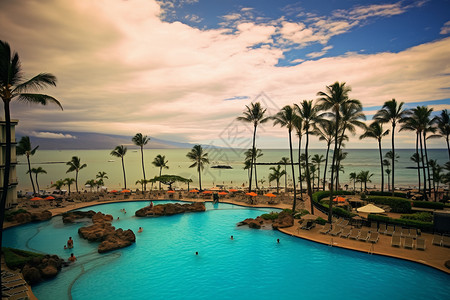 美丽的夏威夷岛高清图片