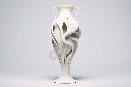 美丽的雕塑花瓶图片