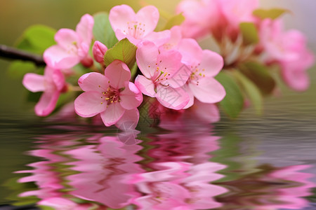 粉红色花朵图片背景图片