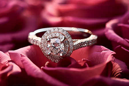 闪亮的结婚戒指图片