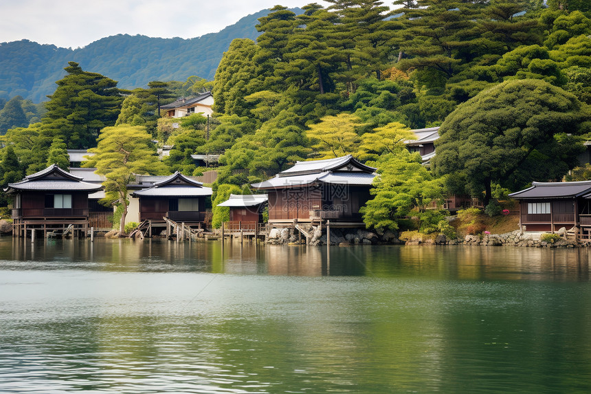 乡村古建筑景观图片